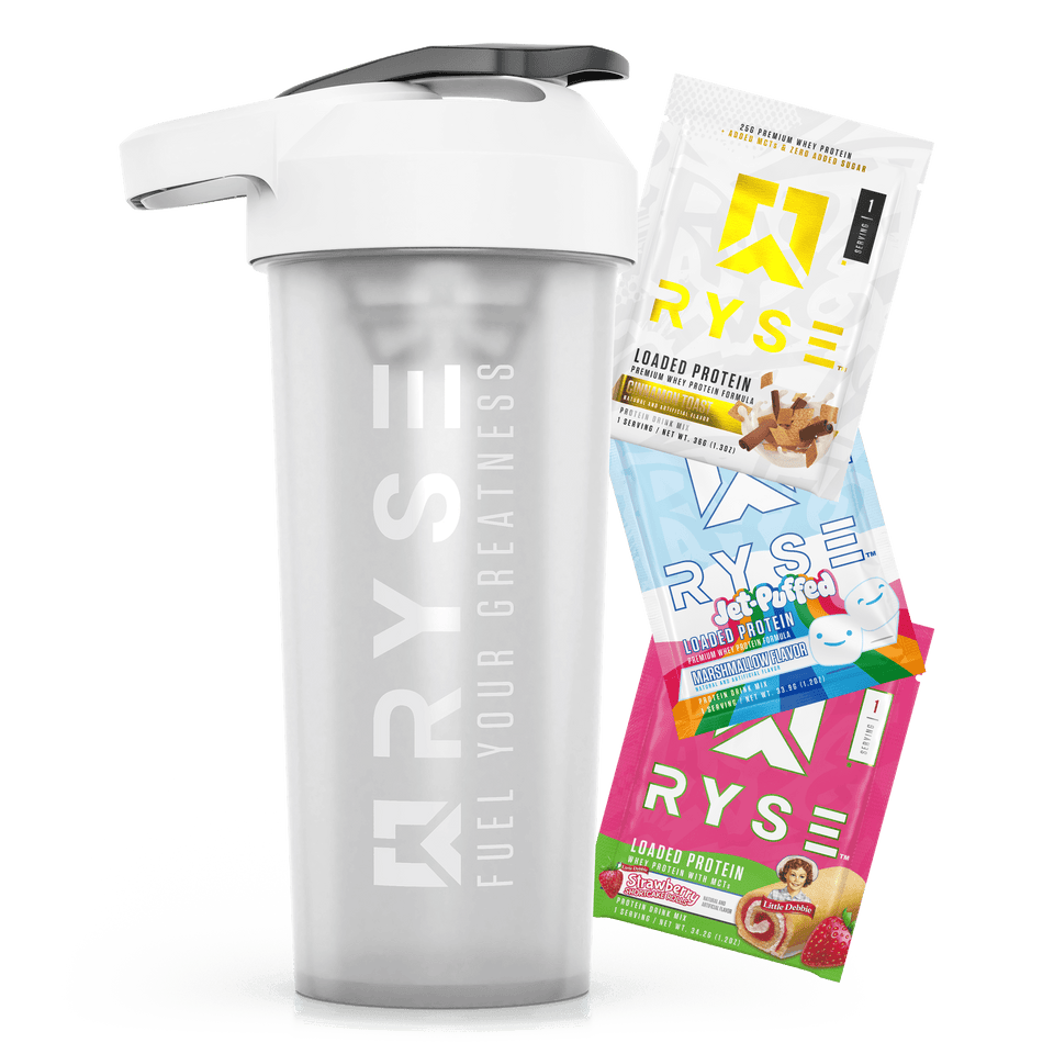Loaded Protein Samples Variety Pack + Free SportShaker F2